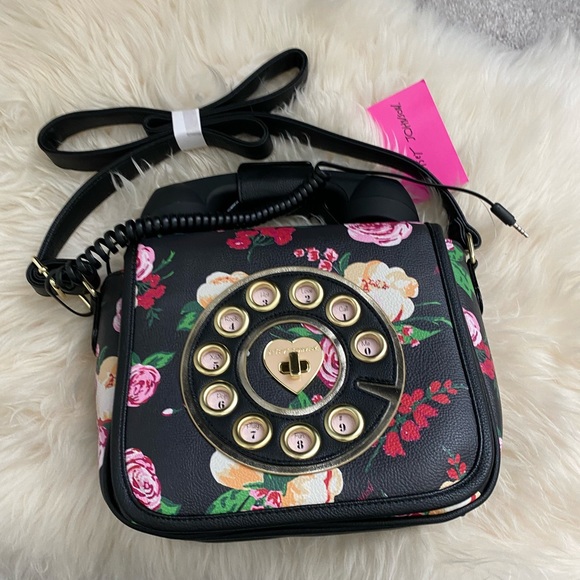Betsey Johnson Handbags - Betsey Johnson working telephone purse